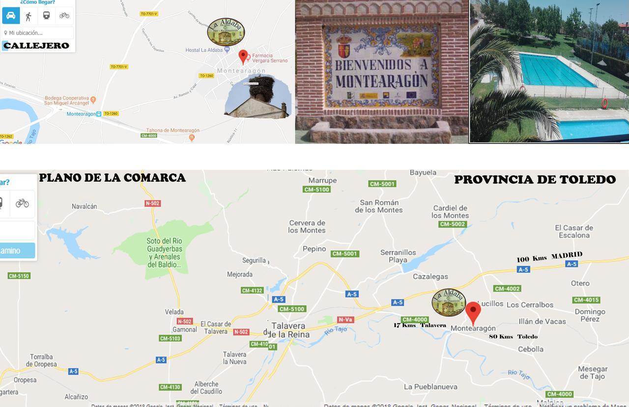 Hostal La Aldaba Hotel Montearagon Exterior photo